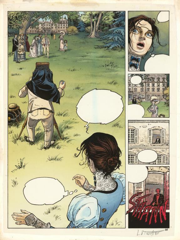 Laurent Vicomte - Sasmira, L'Appel, Bleu de mise en couleurs