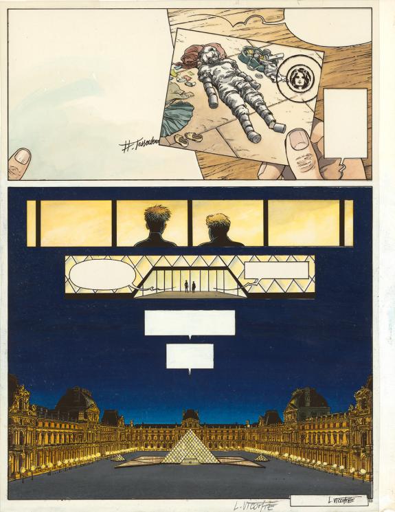 Laurent Vicomte - Sasmira, L'Appel, Bleu de mise en couleurs