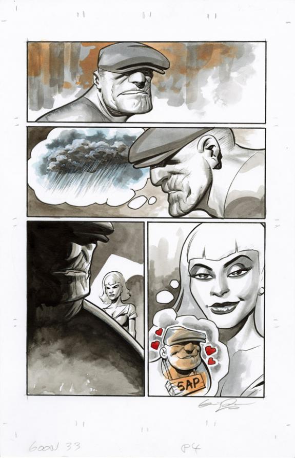 Eric Powell - The Goon, # 33, Planche originale n&deg;4, Chap #3