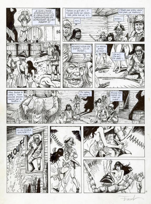 Ersel - Les Pionniers du nouveau monde, Planche originale n&deg;