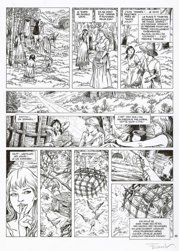 Ersel - Les Pionniers du nouveau monde, Planche originale n&deg;