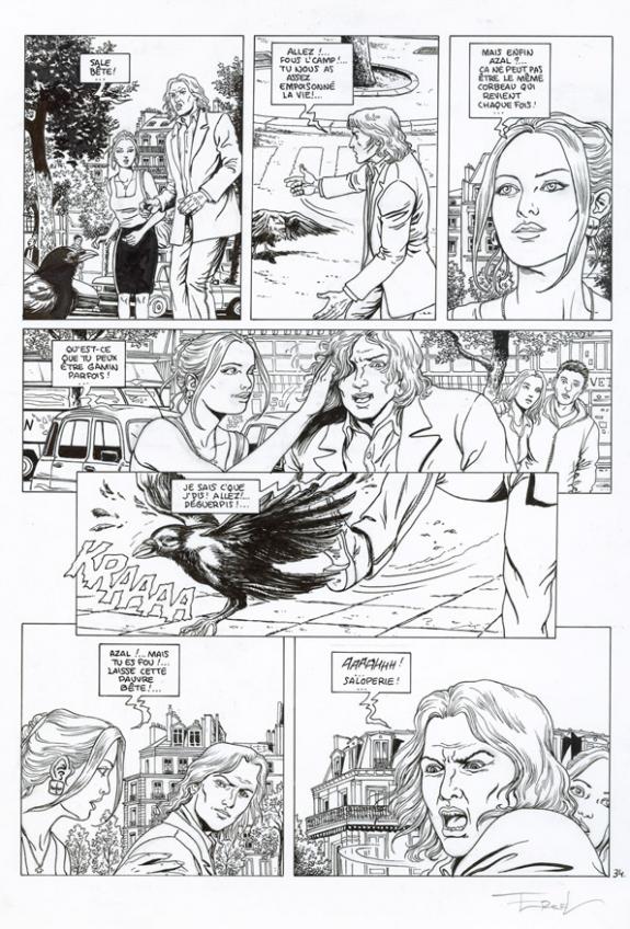 Ersel - Les Pionniers du nouveau monde, Planche originale n&deg;