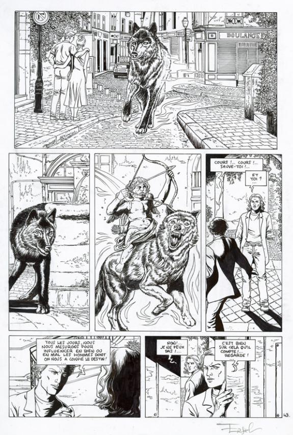 Ersel - Les Pionniers du nouveau monde, Planche originale n&deg;