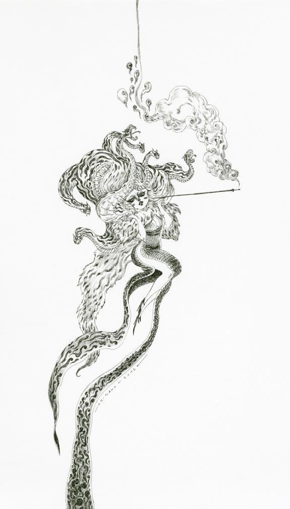 Giovanni Rigano - Illustration originale, Medusa