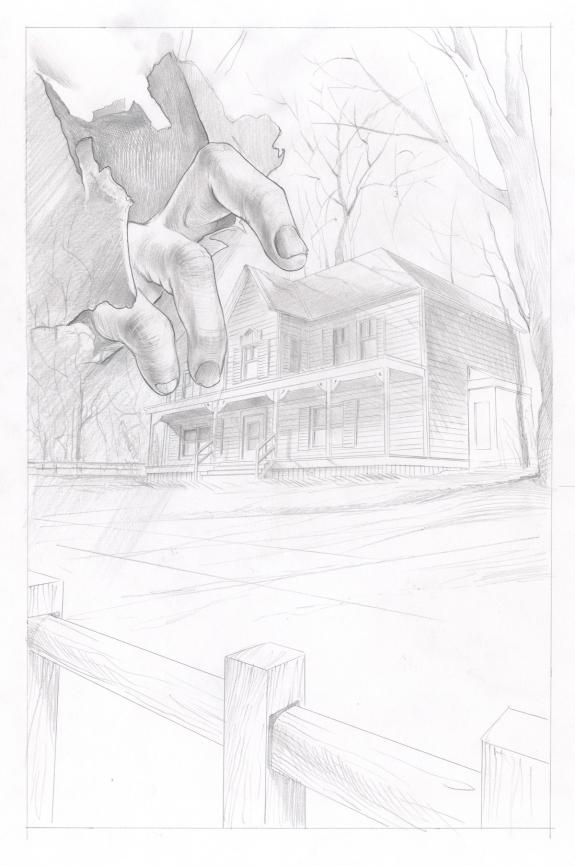 Attila Futaki - Severed, Issue 1, Crayonn&eacute; de couverture