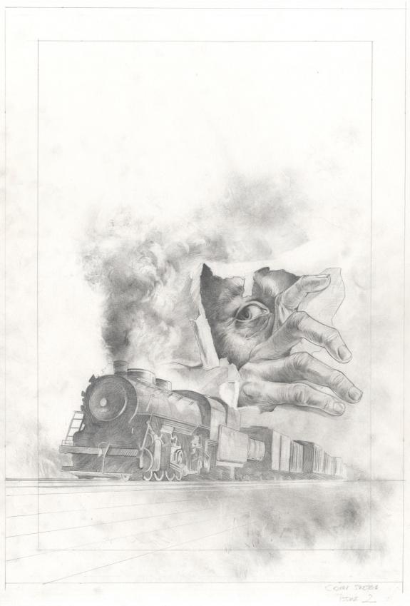 Attila Futaki - Severed, Issue 2, Crayonn&eacute; de couverture