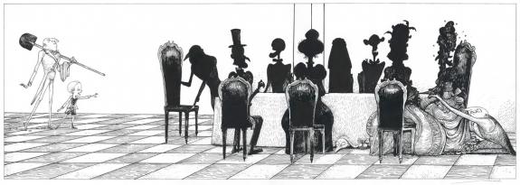 Lionel Richerand - L'&Eacute;trange R&eacute;veillon, Illustration origina