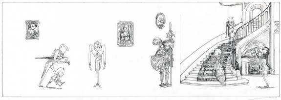 Lionel Richerand - L'&Eacute;trange R&eacute;veillon, Illustration origina