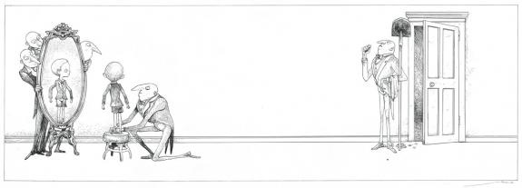 Lionel Richerand - L'&Eacute;trange R&eacute;veillon, Illustration origina