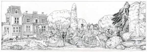 Lionel Richerand - L'&Eacute;trange R&eacute;veillon, Illustration origina