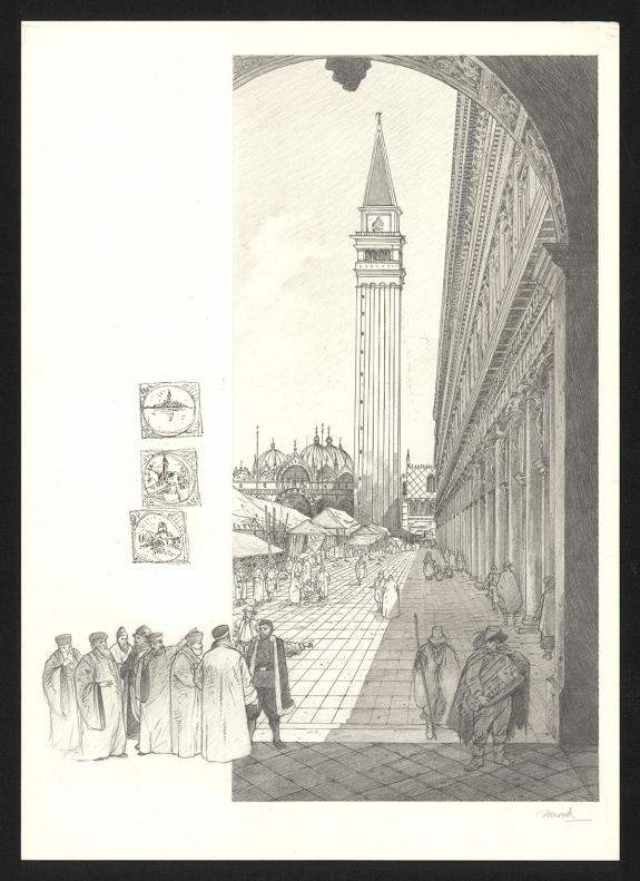 Claude Renard - Galil&eacute;e, Planche originale n&deg;55