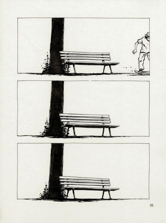 Christophe Chabout&eacute; - un peu de bois et d'acier, Planche ori