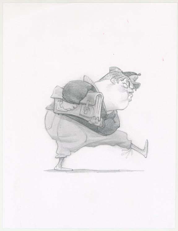 Wouter Tulp - illustration originale intitul&eacute;e "&eacute;colier"