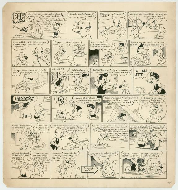 Rmas - Pif le chien, Planche originale - Pif le chien  - pap