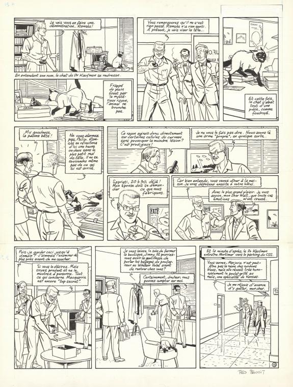 Ted Benoit - Blake et Mortimer, L'&Eacute;trange Rendez-vous, Planc