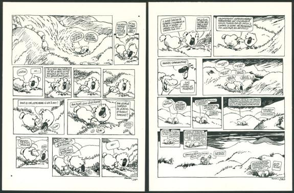 F'murr - Le G&eacute;nie des alpages , Planches originales pour un 