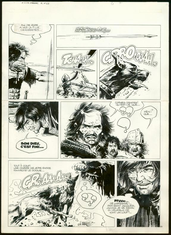 William Vance - Ramiro, La Louve d'Arnac ? In&eacute;dit, Planche o