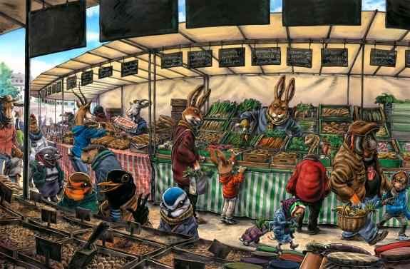 Guznag - Illustration originale, Au march&eacute;