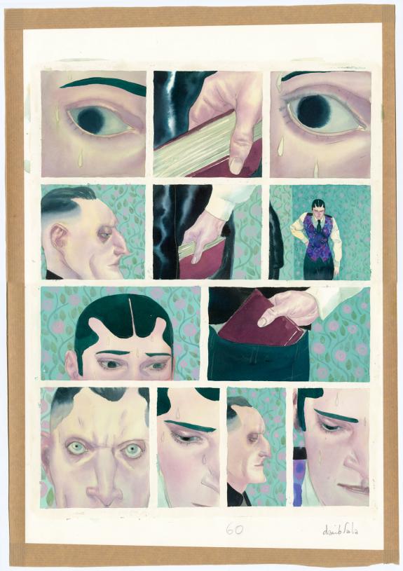 David Sala - Le Joueur d'&eacute;checs, Planche originale n&deg;60