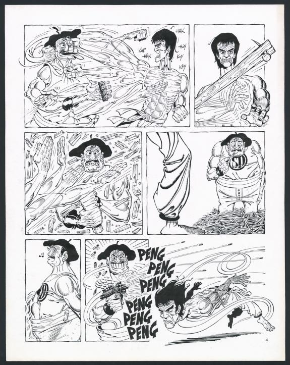 Marcel Gotlib - Rh&acirc;-Gnagna, Tome Deux, Planche originale n&deg;0