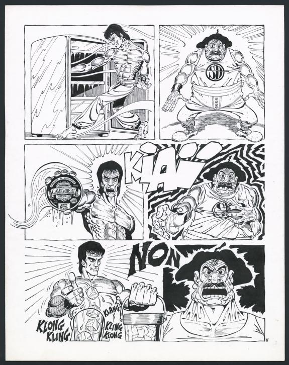 Marcel Gotlib - Rh&acirc;-Gnagna, Tome Deux, Planche originale n&deg;0