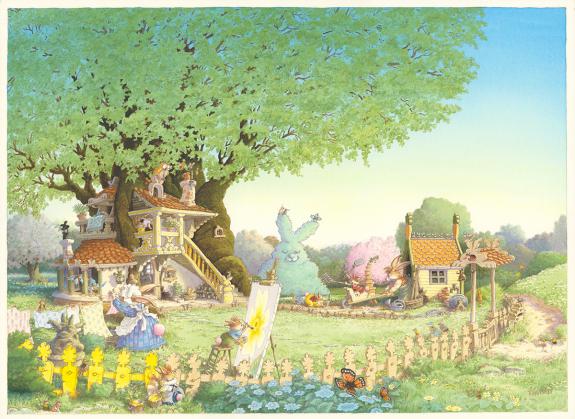 Lo&iuml;c Jouannigot - La Famille Passiflore , Le Printemps. Illu