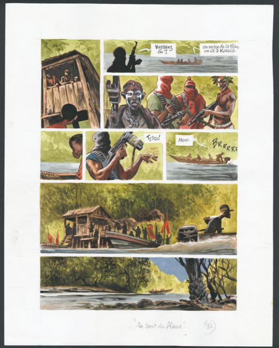 Jean Denis Pendanx - Le Ma&icirc;tre des Crocodiles , Planche orig