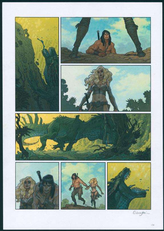 Didier Cassegrain - Conan le Cimm&eacute;rien, Les Clous rouges
, P