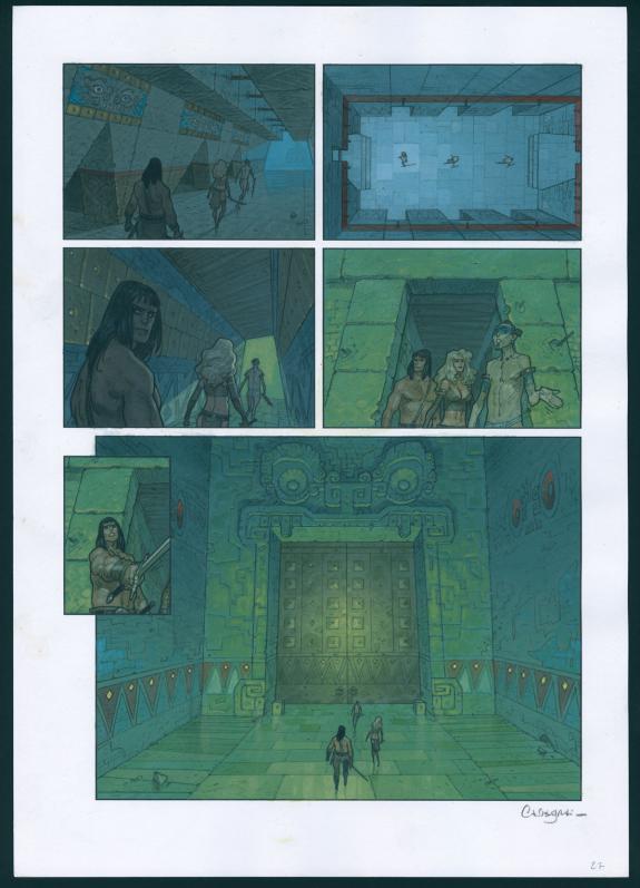 Didier Cassegrain - Conan le Cimm&eacute;rien, Les Clous rouges
, P