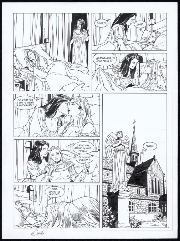 Francis Vall&egrave;s - Rani, B&acirc;tarde, Planche originale n&deg;6