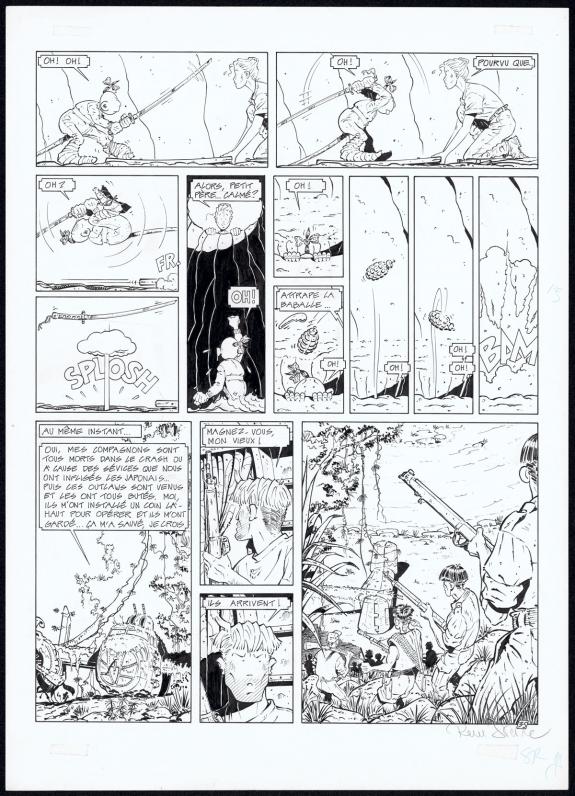 Ren&eacute; Sterne - Adler, Derni&egrave;re mission, Planche originale N&deg;3