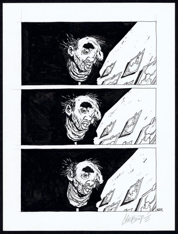 Christophe Chabout&eacute; - Tout seul, Planche originale 325