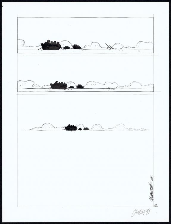 Christophe Chabout&eacute; - Terre-Neuvas, Planche originale N&deg;122