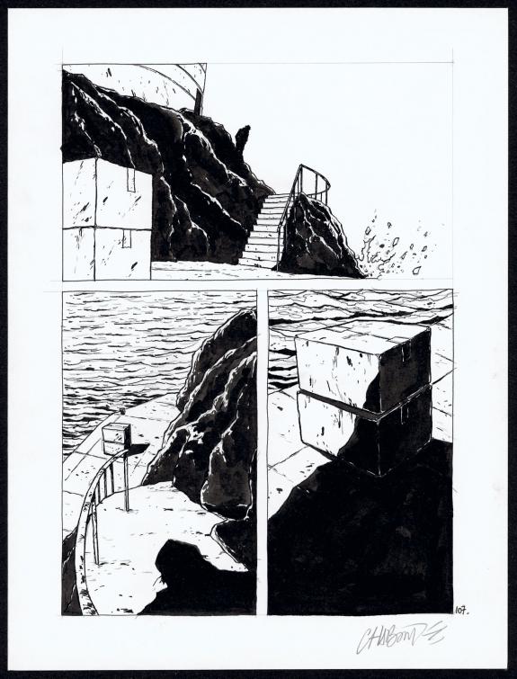 Christophe Chabout&eacute; - Tout seul, Planche originale N&deg;107