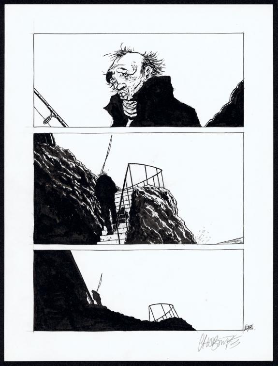 Christophe Chabout&eacute; - Tout seul, Planche originale N&deg;278