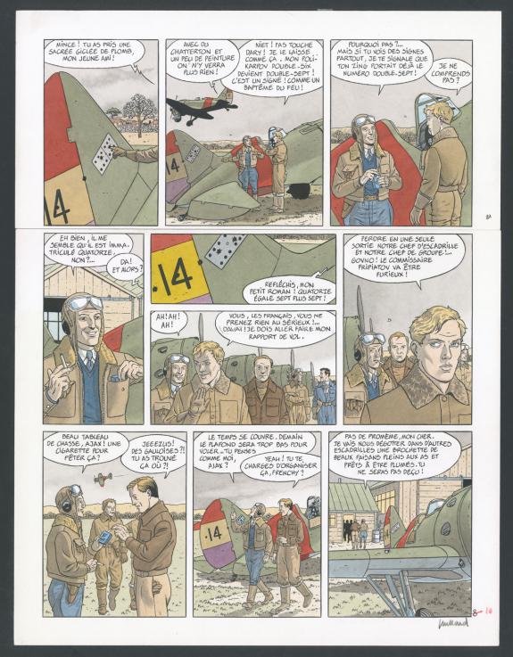 Andr&eacute; Juillard - Double 7, Planche originale n&deg;10