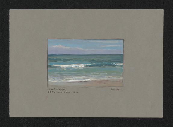 Armel Gaulme - Illustration originale, Soulac/mer, r&eacute;alis&eacute; e