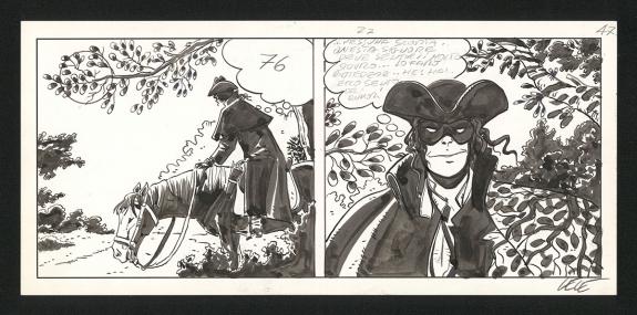 Lele Vianello - Dick Turpin, Strip original n&deg;47