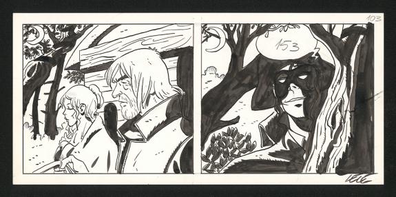 Lele Vianello - Dick Turpin, Strip original n&deg;103
