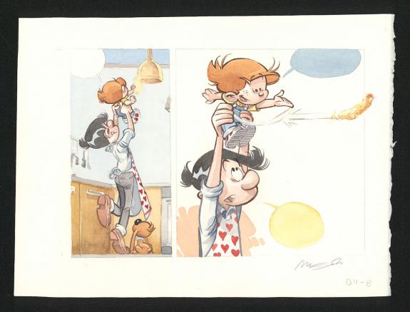 Jos&eacute; Luis Munuera - P'tit Boule & Bill, La partie de cr&ecirc;pes 