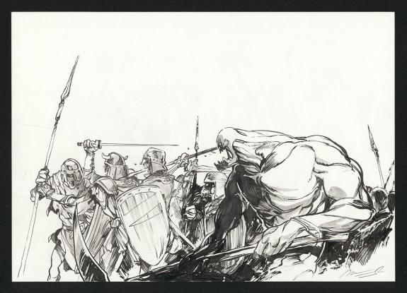 Jos&eacute; Luis Munuera - Sortil&egrave;ges, Case originale 