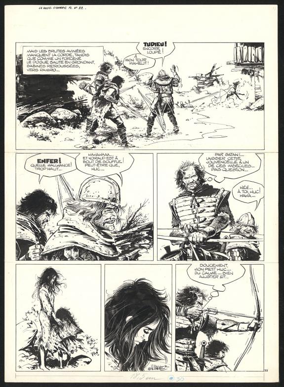 William Vance - Ramiro, La Tour d'Arnac ? In&eacute;dit, Planche or