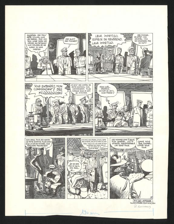 Daniel Goossens - Route vers l'enfer, Planche originale n&deg;10