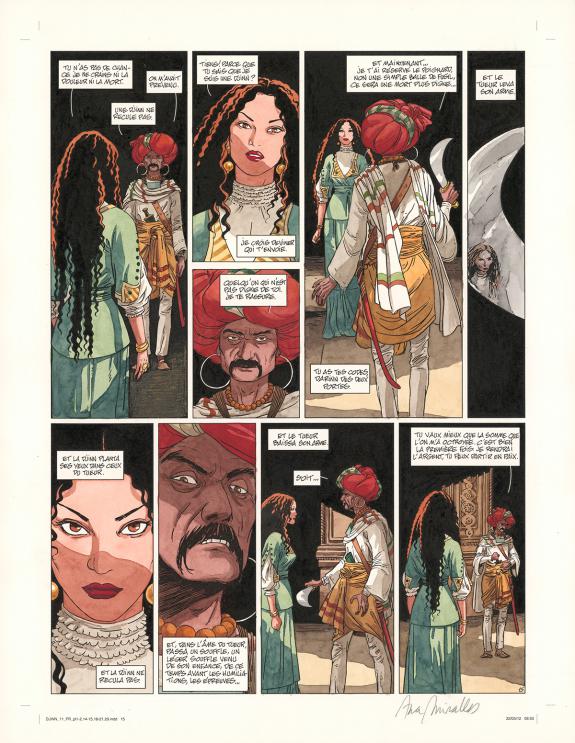 Ana Miralles - Djinn, Une Jeunesse &eacute;ternelle, Planche origin