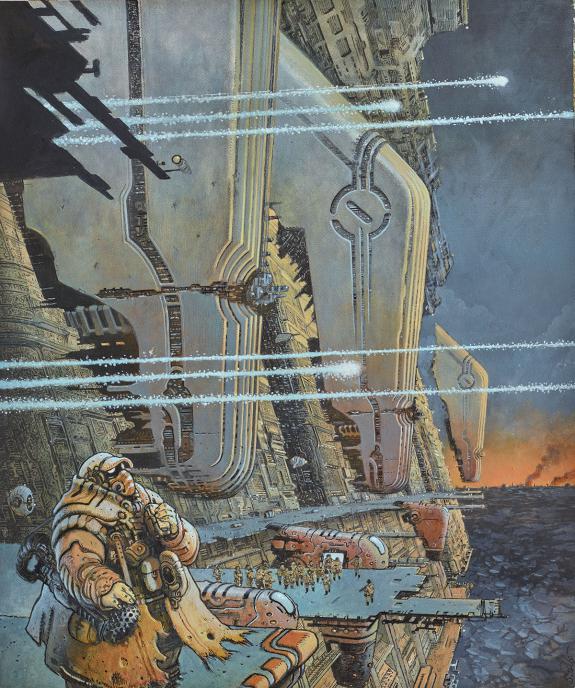 Serge Pell&eacute; - Orbital, Illustration originale in&eacute;dite