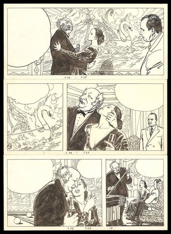 Milo Manara - Le D&eacute;clic, Le D&eacute;clic 2, Planche originale n&deg;25