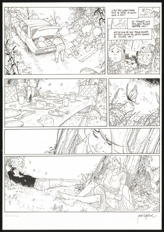 Jordi Lafebre - Les Beaux &eacute;t&eacute;s, Cap au Sud !, Planche origin