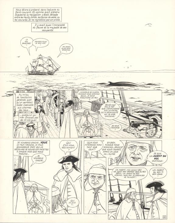 Patrice Pellerin - L'&Eacute;pervier, La Princesse indienne, Planch