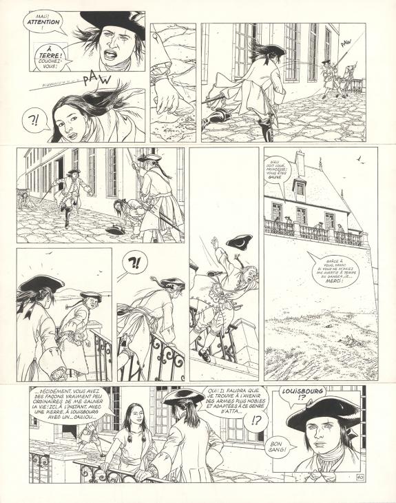 Patrice Pellerin - L'&Eacute;pervier, La Princesse indienne, Planch