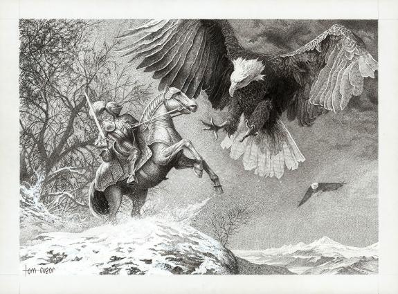 Tom Cuzor - Le Chien de Guerre et la Douleur du monde, Illus